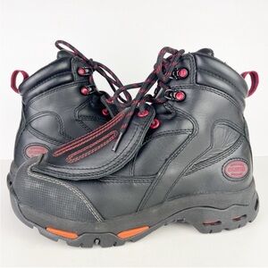 Oliver Bootmakers Leather Steel Toe OL24021 ASTM Safety 6" Black Boots Women's 7